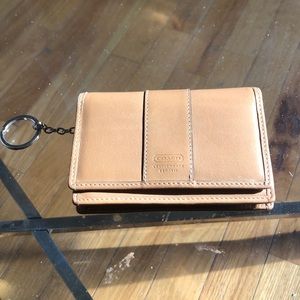 Coach leather cardholder